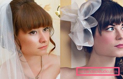 Acconciature da sposa con frangia