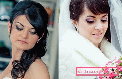 Acconciature da sposa con frangia