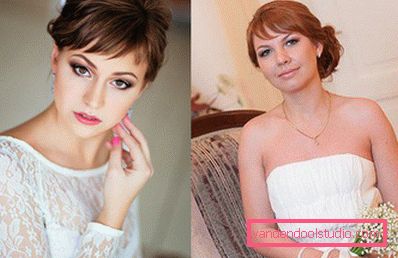 Acconciature da sposa con frangia