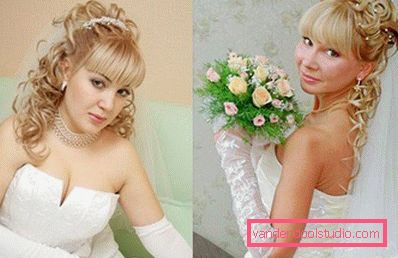 Acconciature da sposa con frangia