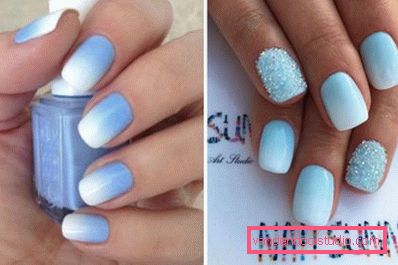 ombre- blu al bianco ombre- blu al bianco