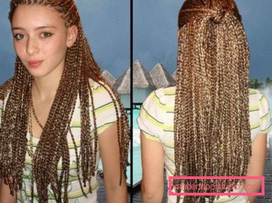 Ragazza trecce tailandesi