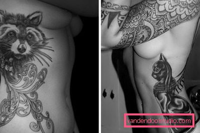 Tatuaggi animali blackwork sul corpo Tatuaggi animali blackwork sul corpo