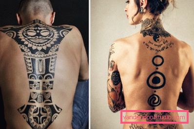 modelli sui dorsi maschili e femminili modelli sui dorsi maschili e femminili