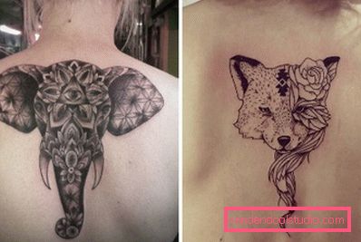 geometria del tatuaggio sulla schiena della donna geometria del tatuaggio sulla schiena della donna