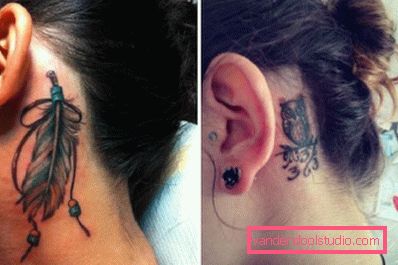 tatuaggio gufo e piuma tatuaggio gufo e piuma