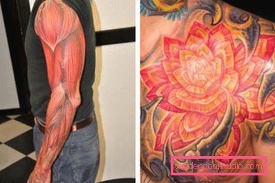 Tatuaggi colorati in stile organico Tatuaggi colorati in stile organico