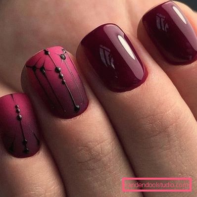 Incredibile manicure scura 2019-2020 per donne vere