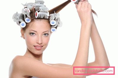 processo di avvolgimento dei capelli processo di avvolgimento dei capelli