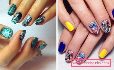 manicure colorata