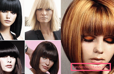 tagli di capelli con frangetta