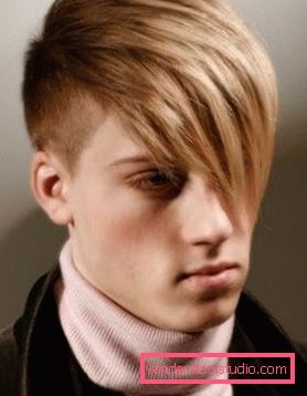 Tagli di capelli da uomo con frangia - lunghi obliqui Opzioni per tagli di capelli maschili con frangia e stile