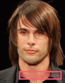 Tagli di capelli da uomo con frangia - lunghi obliqui Opzioni per tagli di capelli maschili con frangia e stile