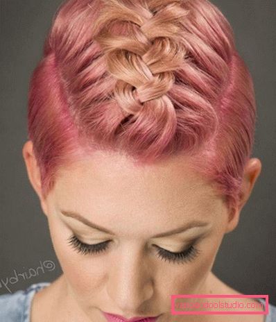 treccia per capelli corti Opzioni di tessitura a treccia per capelli corti