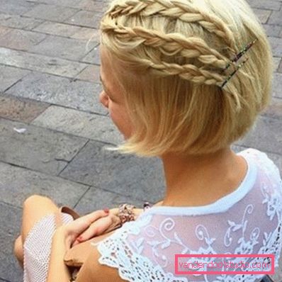 treccia per capelli corti Opzioni di tessitura a treccia per capelli corti