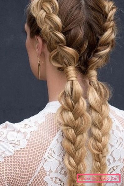 Acconciatura della scuola per capelli lunghi Varianti di acconciature scolastiche per ragazze di qualsiasi lunghezza