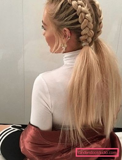 Acconciatura della scuola per capelli lunghi Varianti di acconciature scolastiche per ragazze di qualsiasi lunghezza