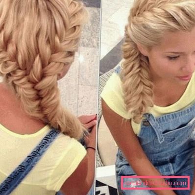 Acconciatura della scuola per capelli lunghi Varianti di acconciature scolastiche per ragazze di qualsiasi lunghezza