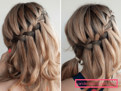 treccia sui capelli sciolti treccia sui capelli sciolti