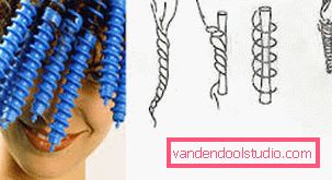 Scegliere una permanente per capelli lunghi - foto di stile a lungo termine