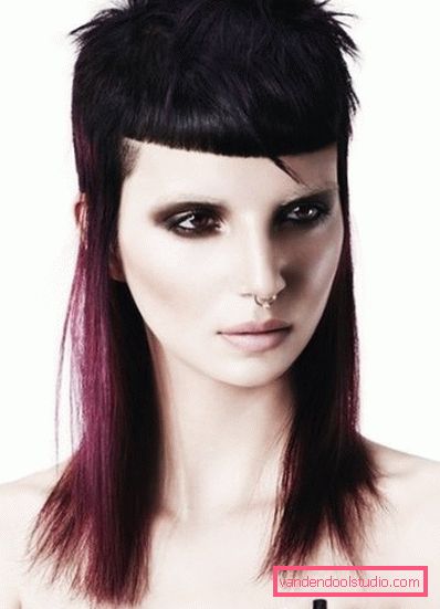 Tagli di capelli creativi per capelli lunghi con corona corta Tipi di tagli di capelli creativi per capelli lunghi