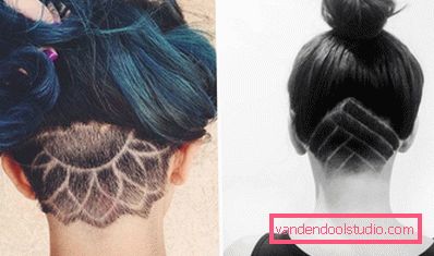 Tagli di capelli creativi per capelli lunghi con la nuca rasata Tipi di tagli di capelli creativi per capelli lunghi