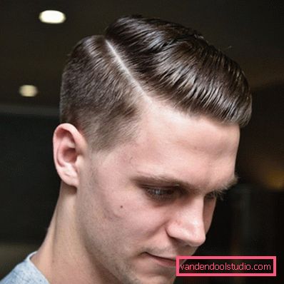 i capelli degli uomini con la separazione Tipi di acconciature maschili con separazione
