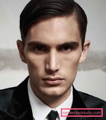 i capelli degli uomini con la separazione Tipi di acconciature maschili con separazione