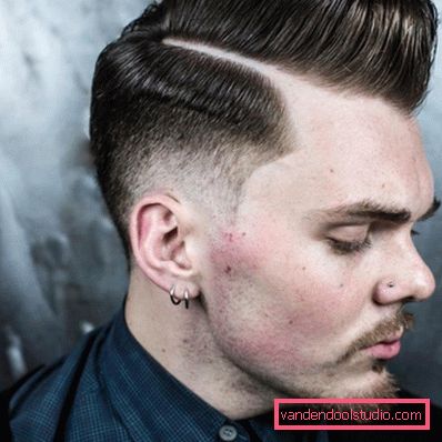 i capelli degli uomini con la separazione Tipi di acconciature maschili con separazione