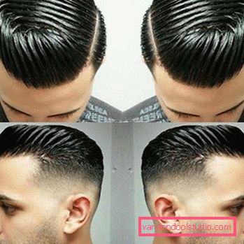 i capelli degli uomini con la separazione Tipi di acconciature maschili con separazione