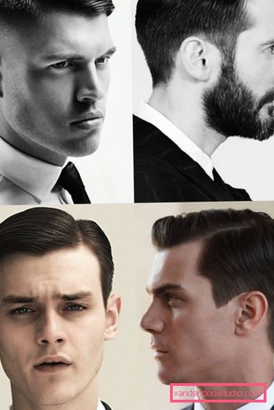 i capelli degli uomini con la separazione Tipi di acconciature maschili con separazione