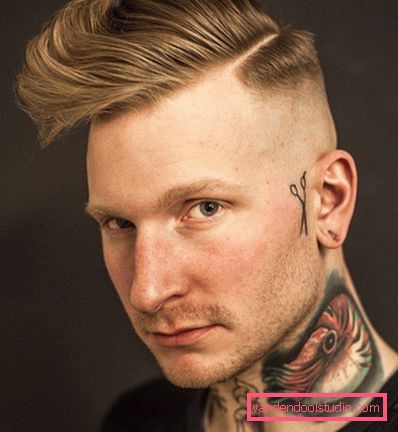 i capelli degli uomini con la separazione Tipi di acconciature maschili con separazione