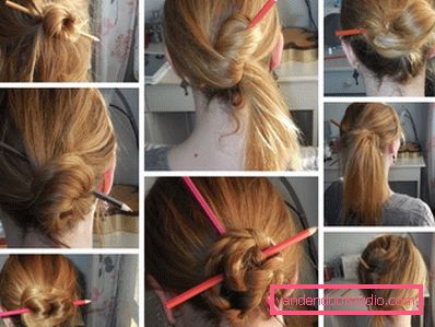 Realizzare acconciature con una matita - idee diverse per lo styling su una matita