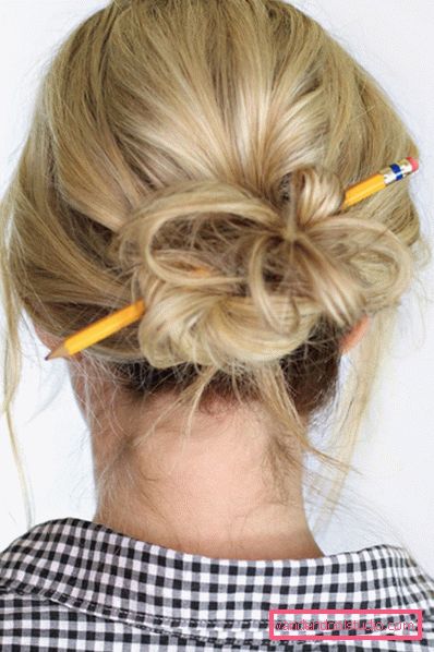 Realizzare acconciature con una matita - idee diverse per lo styling su una matita