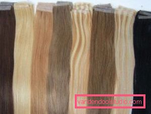 Capelli estensibili su nastri Tutto su estensioni dei capelli del nastro - estensioni della tecnologia