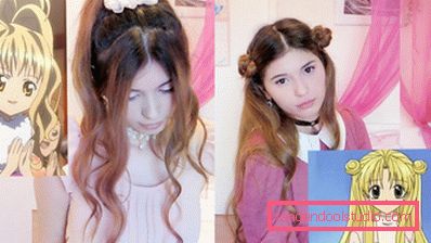 Acconciature anime brillanti per ragazze con capelli lunghi e capelli corti