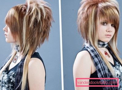 taglio di capelli Tagli di capelli trebbianti luminosi e audaci