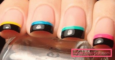 color french manicure color french manicure