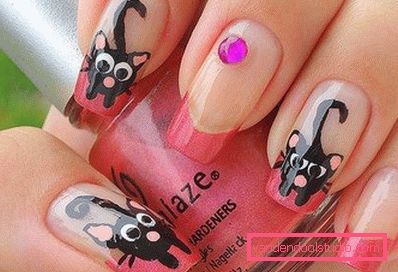 giacca rosa con gatti gatto francese rosa
