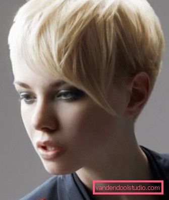 Capelli corti con frangia obliqua Tagli per capelli da donna per capelli corti con frangia diversa