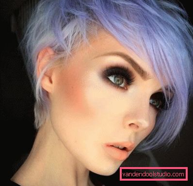 Capelli corti con frangia obliqua Tagli per capelli da donna per capelli corti con frangia diversa