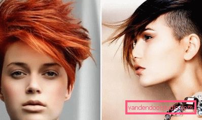Capelli corti con frangia obliqua Tagli per capelli da donna per capelli corti con frangia diversa