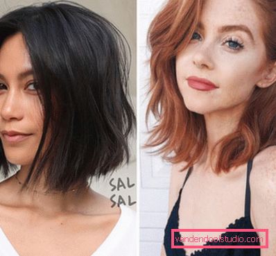 Tagli per capelli da donna per capelli medi senza scoppio 2019 - foto