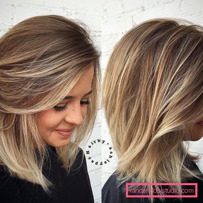 Tagli per capelli da donna per capelli medi senza scoppio 2019 - foto