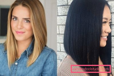 Tagli per capelli da donna per capelli medi senza scoppio 2019 - foto